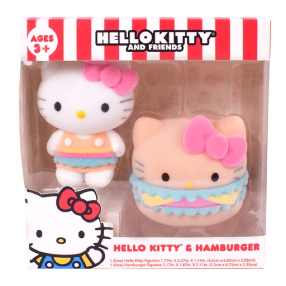 Hello Kitty and Friends 2 pack figure Hello Kitty and Hamburger Set Sanrio